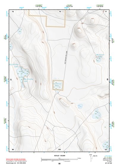 43119SW Page 88 Harney Lake Topo Preview 1