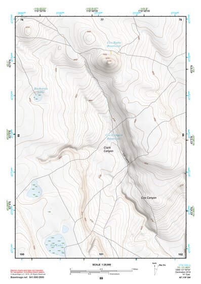 43119SW Page 89 Harney Lake Topo Preview 1