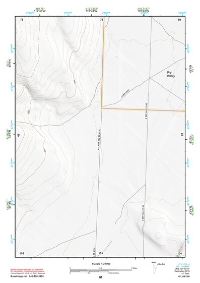 43119SW Page 91 Harney Lake Topo Preview 1