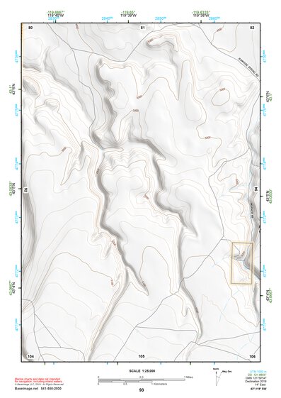 43119SW Page 93 Harney Lake Topo Preview 1