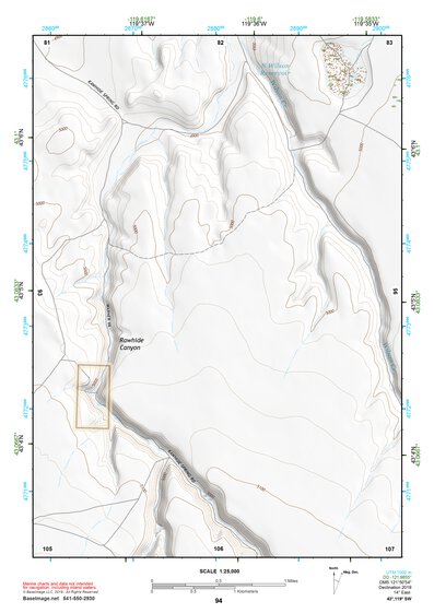 43119SW Page 94 Harney Lake Topo Preview 1