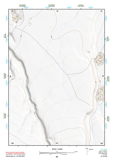 43119SW Page 95 Harney Lake Topo Preview 1