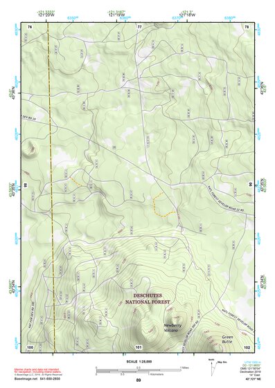 43121NE Page 89 La Pine Topo Preview 1