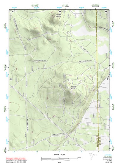 43121NE Page 100 La Pine Topo Preview 1