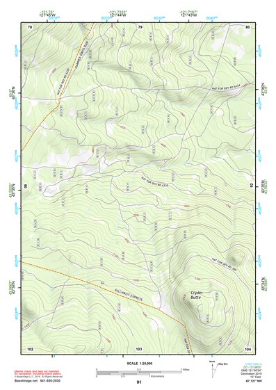 43121NW Page 91 La Pine Topo Preview 1