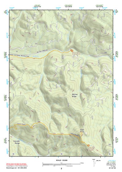 43122NE Page 2 Oakridge Topo Preview 1