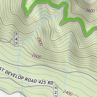 43122NE Page 9 Oakridge Topo Preview 2