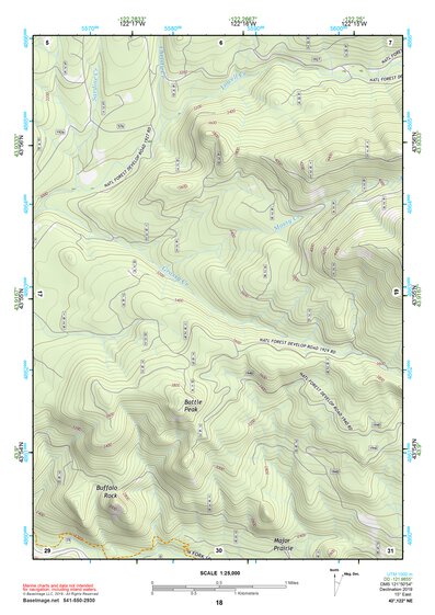 43122NE Page 18 Oakridge Topo Preview 1