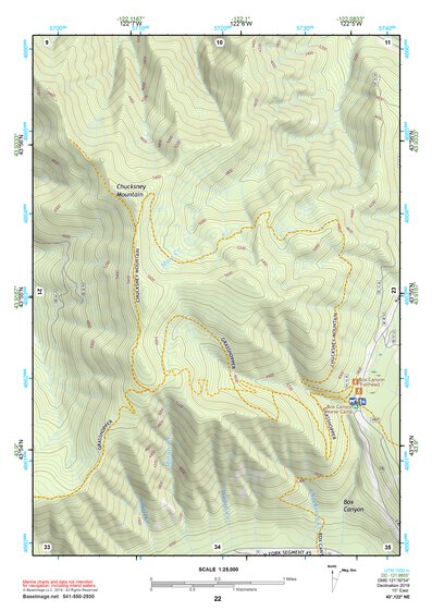 43122NE Page 22 Oakridge Topo Preview 1