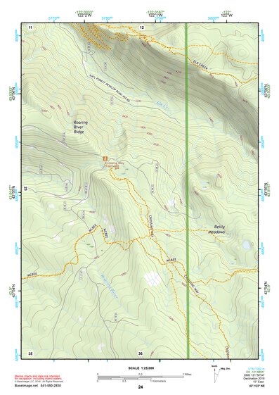 43122NE Page 24 Oakridge Topo Preview 1