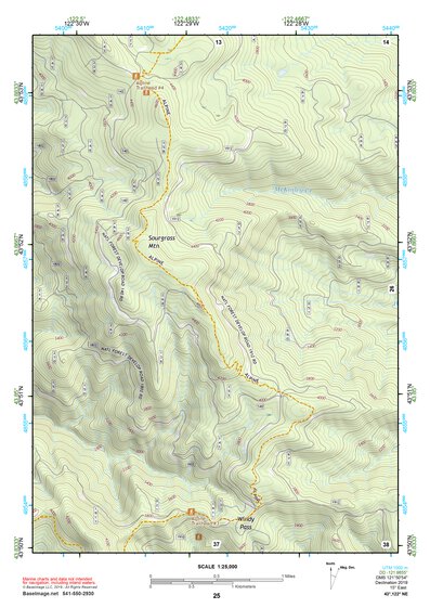 43122NE Page 25 Oakridge Topo Preview 1