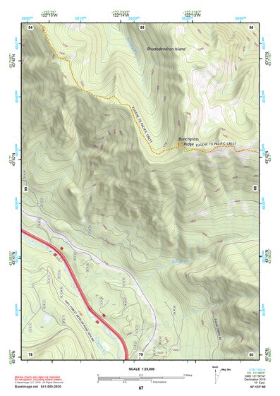 43122NE Page 67 Oakridge Topo Preview 1