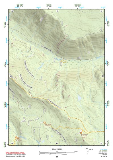 43122NE Page 69 Oakridge Topo Preview 1