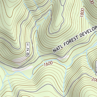 43122NE Page 73 Oakridge Topo Preview 3