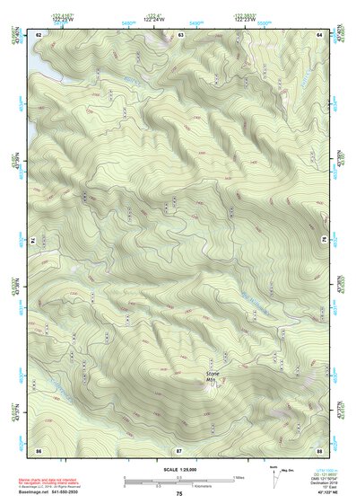 43122NE Page 75 Oakridge Topo Preview 1