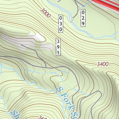 43122NE Page 80 Oakridge Topo Preview 2