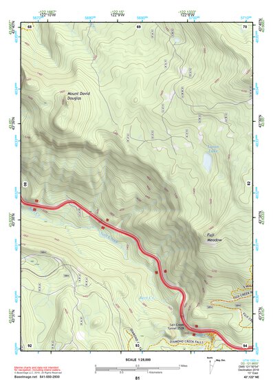 43122NE Page 81 Oakridge Topo Preview 1