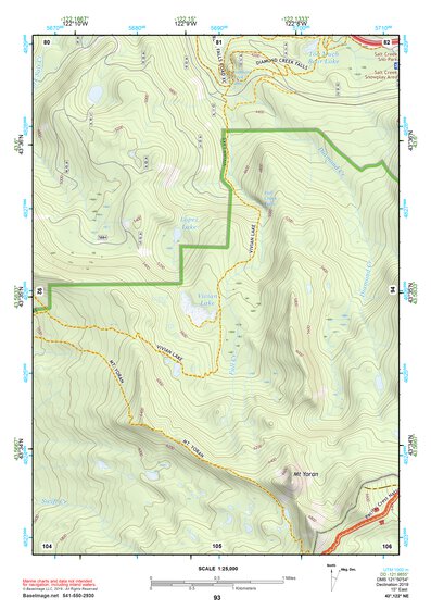 43122NE Page 93 Oakridge Topo Preview 1