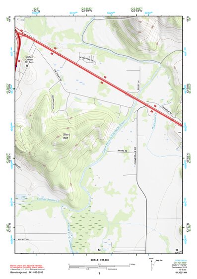 43122NW Page 1 Oakridge Topo Preview 1