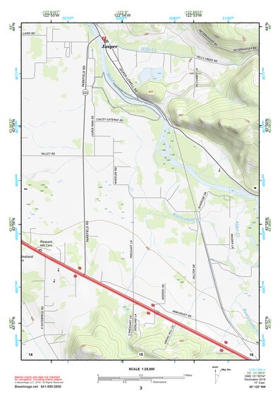 43122NW Page 3 Oakridge Topo Preview 1