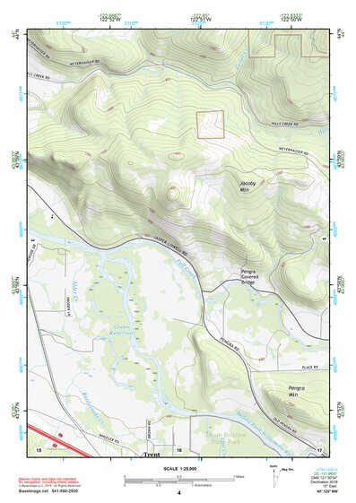 43122NW Page 4 Oakridge Topo Preview 1