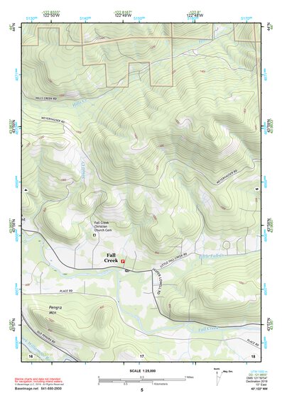 43122NW Page 5 Oakridge Topo Preview 1