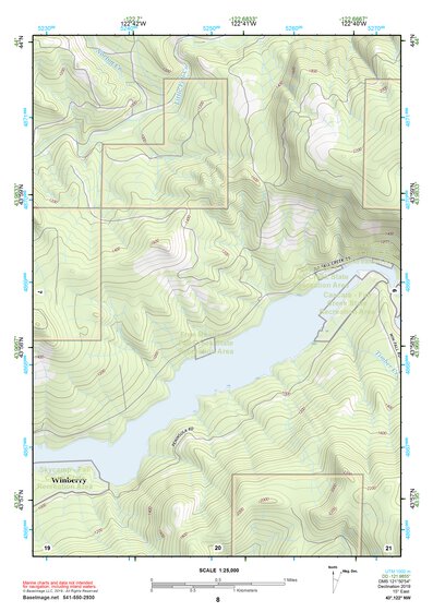 43122NW Page 8 Oakridge Topo Preview 1