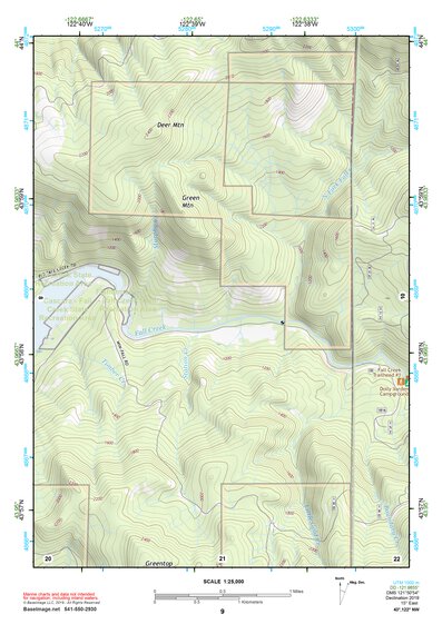43122NW Page 9 Oakridge Topo Preview 1