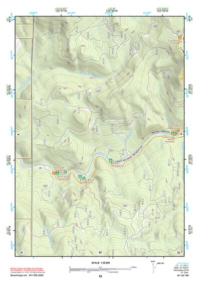43122NW Page 10 Oakridge Topo Preview 1