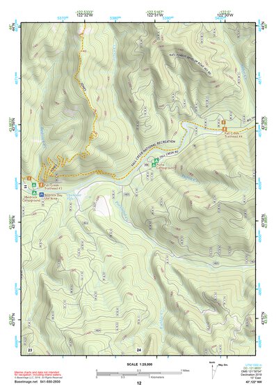 43122NW Page 12 Oakridge Topo Preview 1