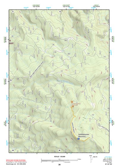 43122NW Page 24 Oakridge Topo Preview 1