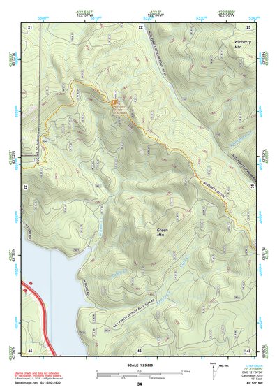 43122NW Page 34 Oakridge Topo Preview 1