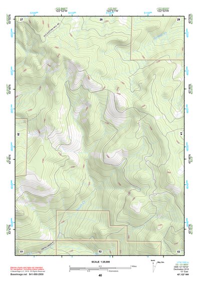43122NW Page 40 Oakridge Topo Preview 1