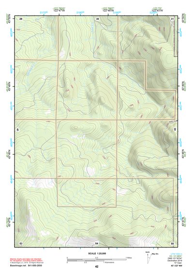 43122NW Page 42 Oakridge Topo Preview 1