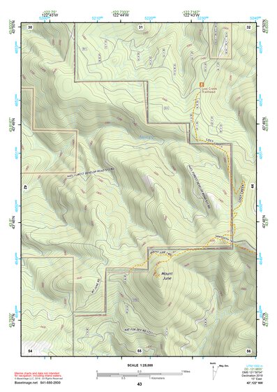 43122NW Page 43 Oakridge Topo Preview 1