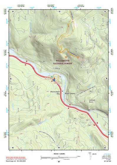 43122NW Page 47 Oakridge Topo Preview 1