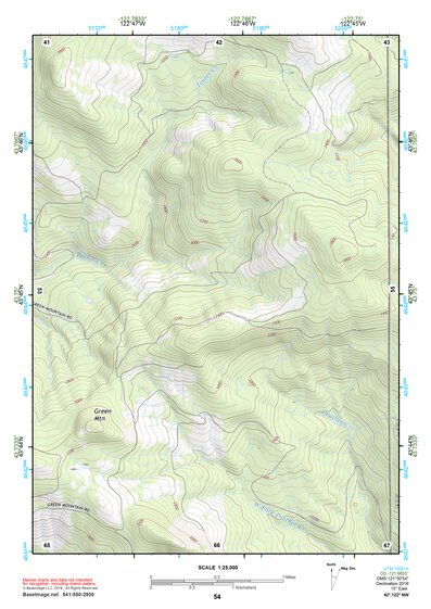 43122NW Page 54 Oakridge Topo Preview 1