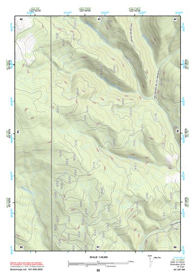43122NW Page 55 Oakridge Topo Preview 1
