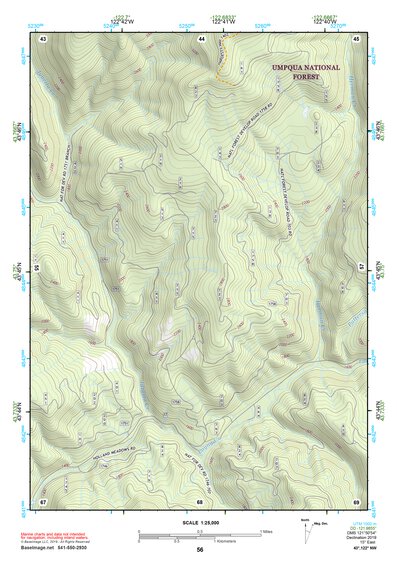 43122NW Page 56 Oakridge Topo Preview 1