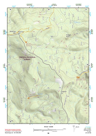 43122NW Page 58 Oakridge Topo Preview 1