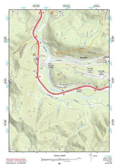 43122NW Page 60 Oakridge Topo Preview 1