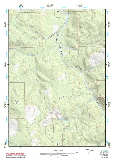 43122NW Page 61 Oakridge Topo Preview 1