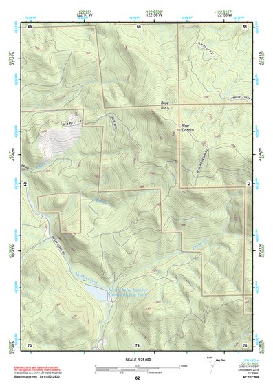 43122NW Page 62 Oakridge Topo Preview 1