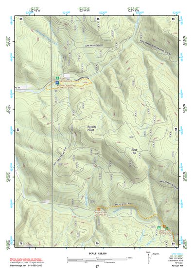 43122NW Page 67 Oakridge Topo Preview 1