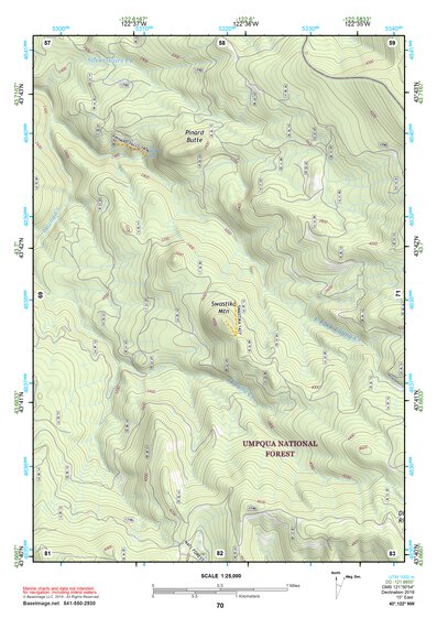 43122NW Page 70 Oakridge Topo Preview 1