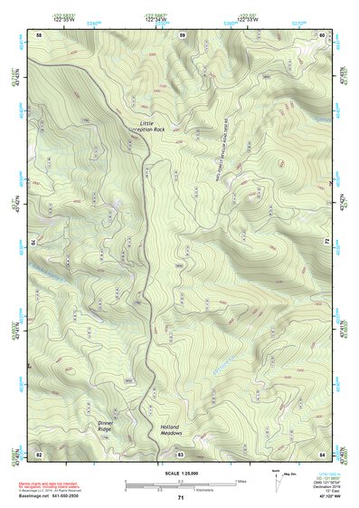 43122NW Page 71 Oakridge Topo Preview 1