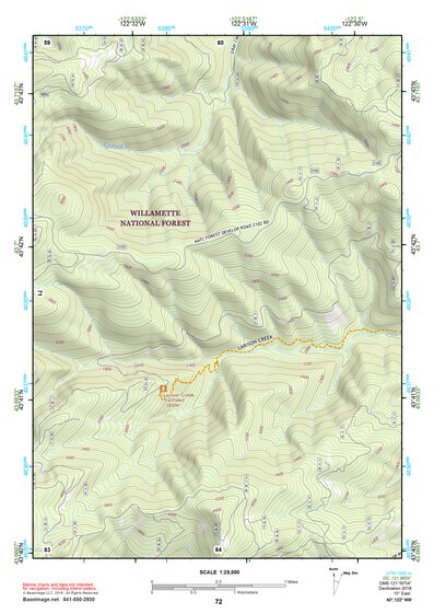 43122NW Page 72 Oakridge Topo Preview 1