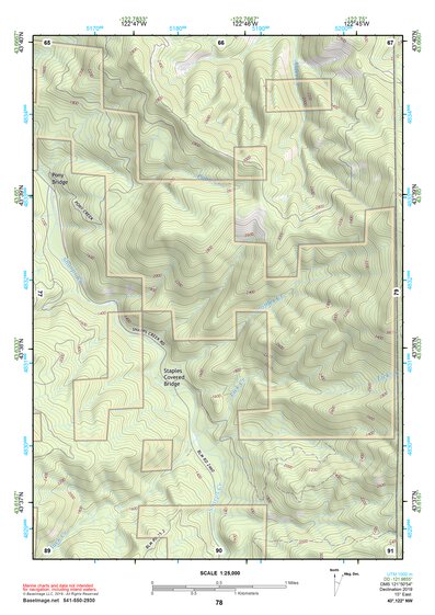 43122NW Page 78 Oakridge Topo Preview 1
