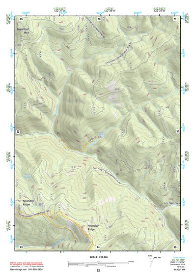 43122NW Page 82 Oakridge Topo Preview 1