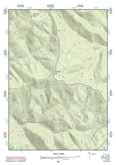 43122NW Page 83 Oakridge Topo Preview 1